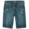 Boys Distressed Denim Shorts
